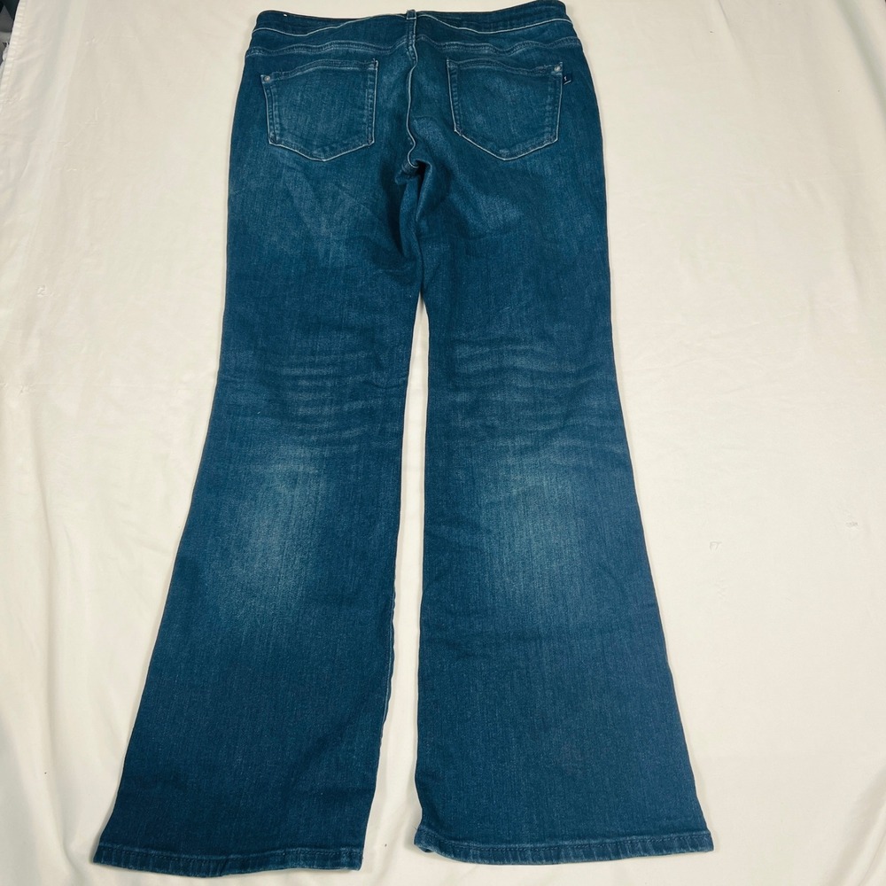 Anthropologie Pilcro Bootcut Jeans Dark Wash Blue Denim Size 32 - Picture 8 of 8